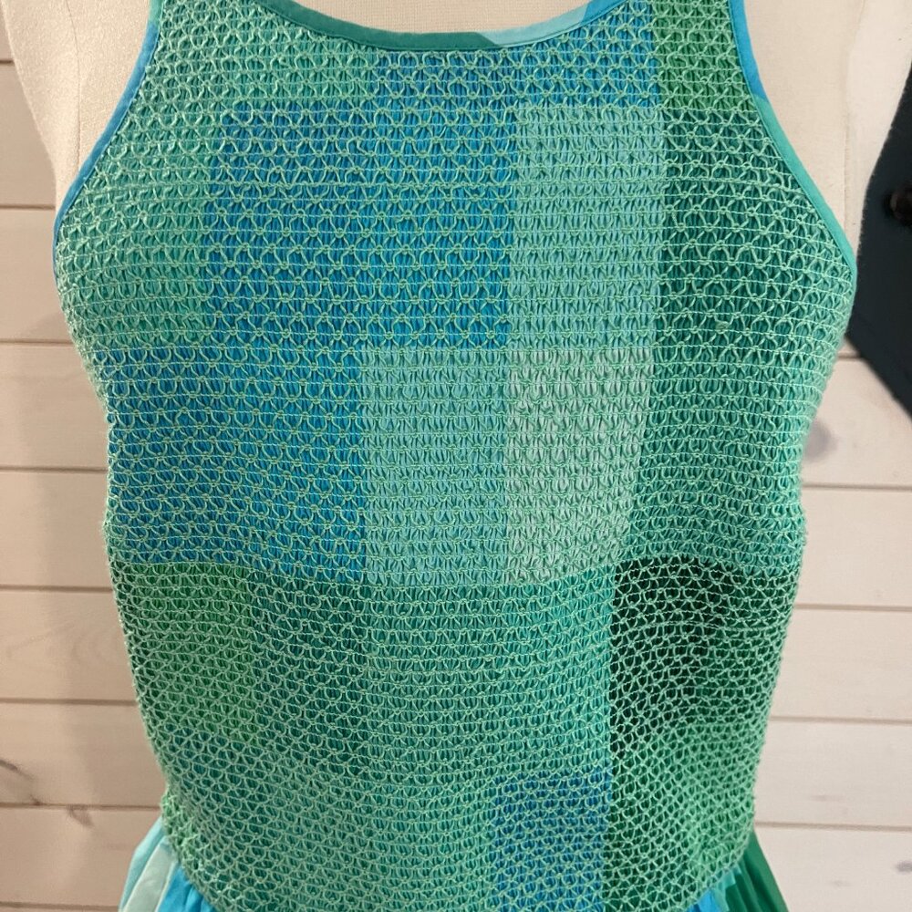 Plenty by Tracy Reese Smocked Halter A-Line Dress Size Large - Picture 12 of 14